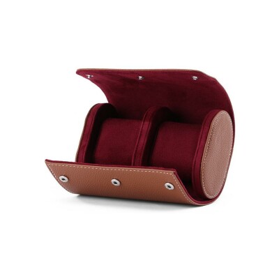 Ecrin de voyages KronokeeperKaroni pour 2 montres en cuir