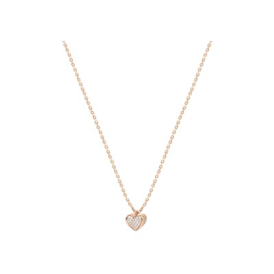 Collier Korloff Korlove en or rose et diamants 0.53ct