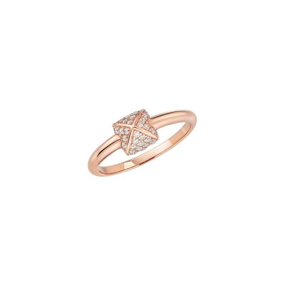 Bague Korloff Korlove en or rose et diamants 0.23ct