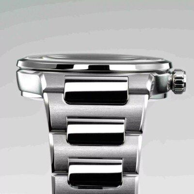 Montre MeisterSinger Kaenos Open Date - Taille soleil pétrole