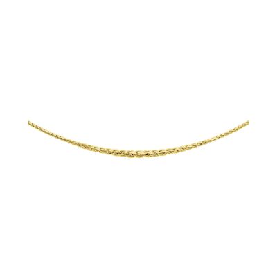 Chaîne maille type-s 4mm en or jaune