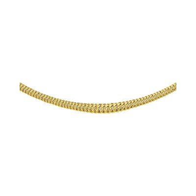 Chaîne maille américaine en or jaune