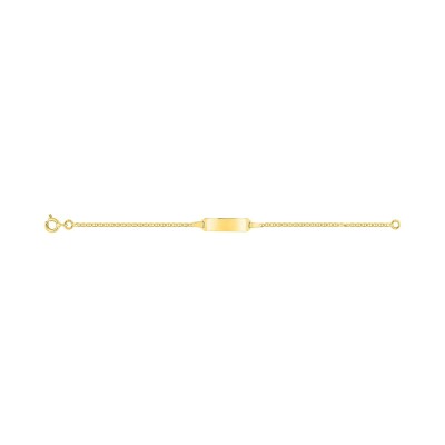 Gourmette Bébé en or jaune, taille 13cm