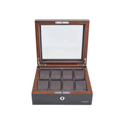 Rapport London Optic Eight Watch Box- Carbon Fibre