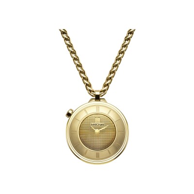 Montre sautoir March LA.B Lady Volante Electrique - Gold - Sautoir Doré