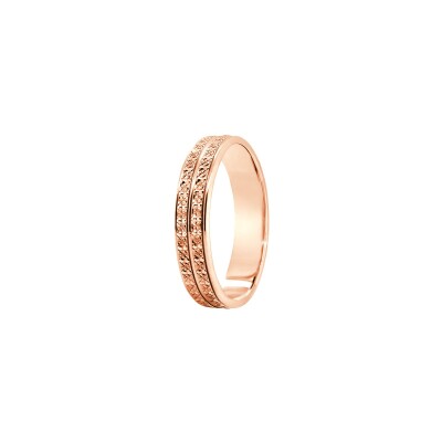 Alliance en or rose, 4.5mm