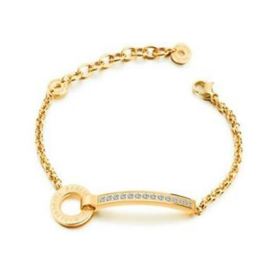 Bracelet LeeCooper en métal doré et oxydes de zirconium