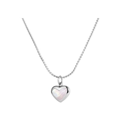 Collier LeeCooper en acier et nacre