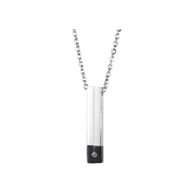 Collier LeeCooper en acier noir