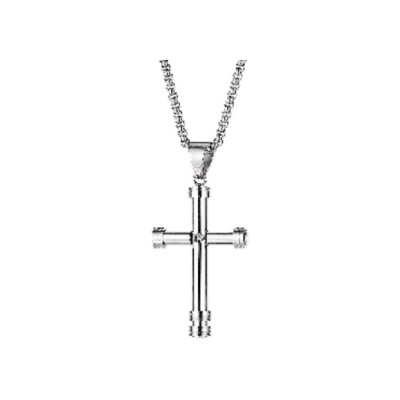 Collier LeeCooper en acier noir