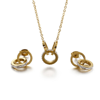 Collier LeeCooper en métal doré et strass