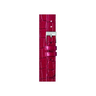 Bracelet double tour de montre Briston en cuir façon crocodile