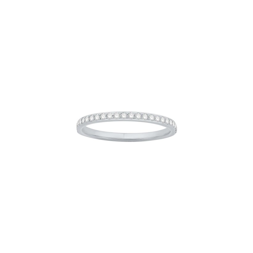 Alliance en or blanc et diamants 0.15ct