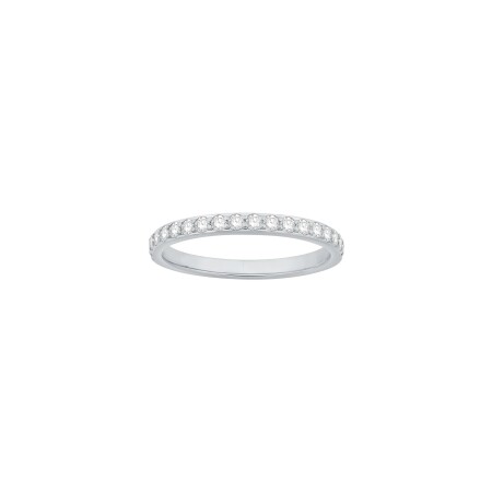 Alliance en or blanc et diamants 0.24ct