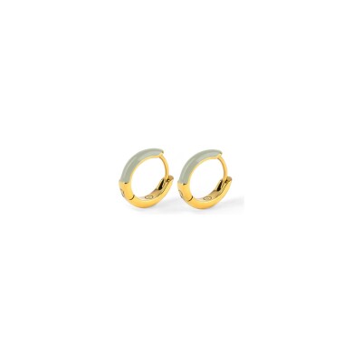 Boucles d'oreilles Simone à Bordeaux Les Attachantes Lune en acier inoxydable