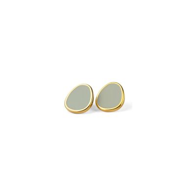 Boucles d'oreilles Simone à Bordeaux Les Délicieuses Lune en acier inoxydable