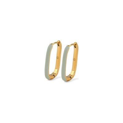 Boucles d'oreilles Simone à Bordeaux Les Gracieuses Lune en acier inoxydable