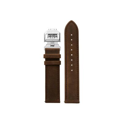 Bracelet de montre Briston en cuir marron