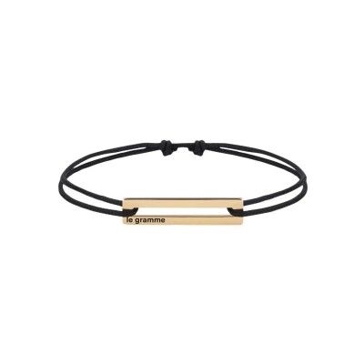 Bracelet le gramme Cordon en or jaune poli , 1.5 grammes