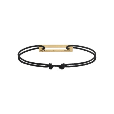 Bracelet le gramme Cordon en or jaune poli , 1.5 grammes