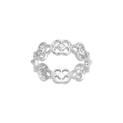 Bague La Garçonne en argent et diamant 0.015ct