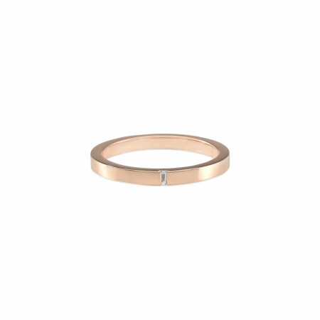 Alliance le gramme en or rose poli, 5 grammes