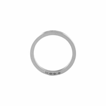 Bague le gramme Ruban en argent brossé, 3 grammes