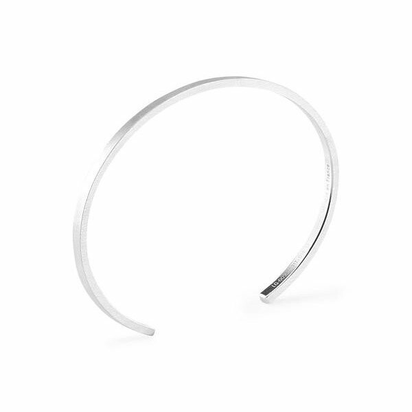 Bracelet le gramme Ruban en argent brossé, 7 grammes