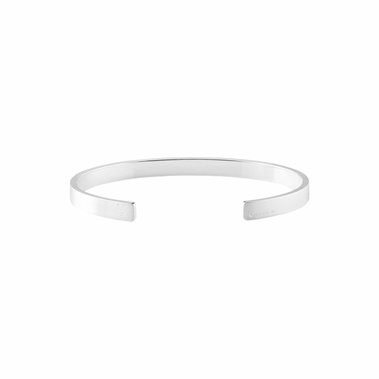 Bracelet le gramme Ruban en argent brossé, 15 grammes