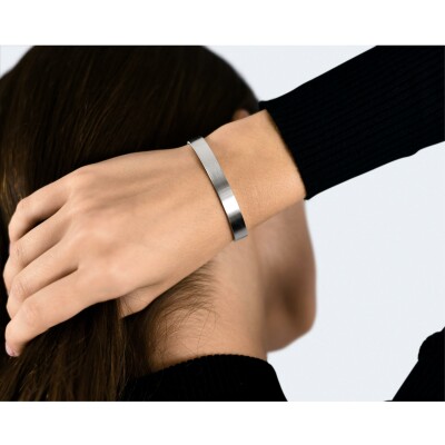 Bracelet le gramme Ruban en argent brossé, 21 grammes