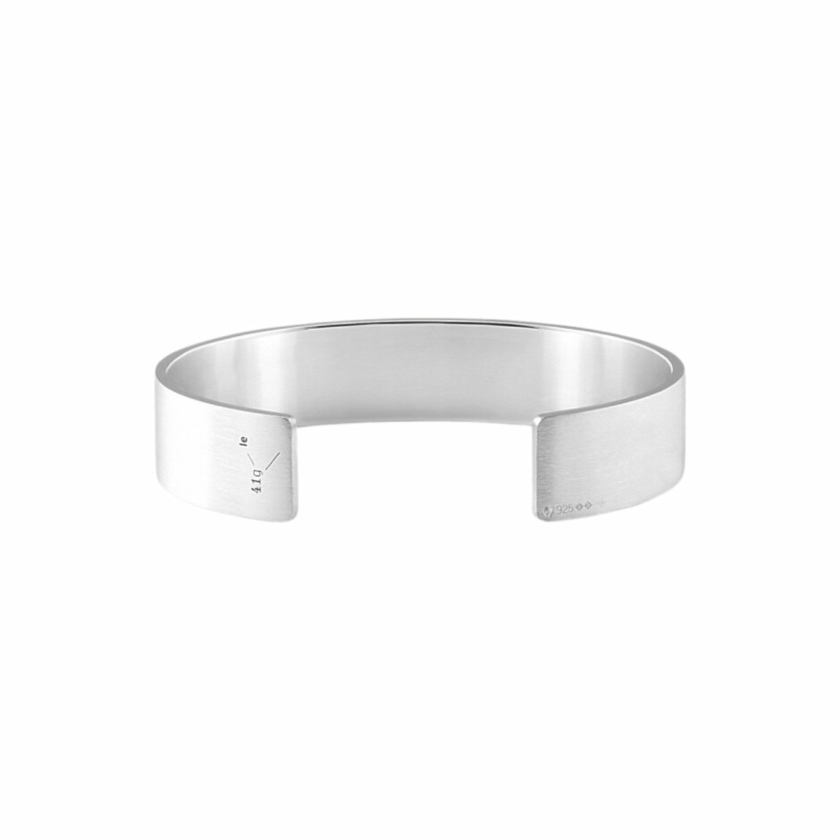 Bracelet le gramme Ruban en argent brossé, 41 grammes