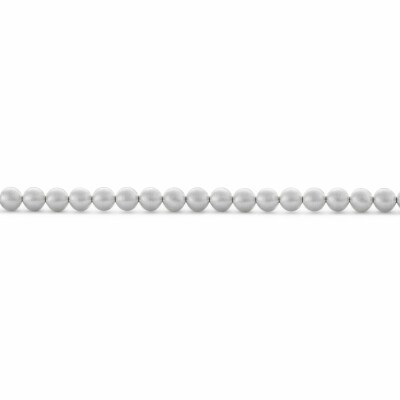 Bracelet le gramme Beads en argent brossé, 25 grammes