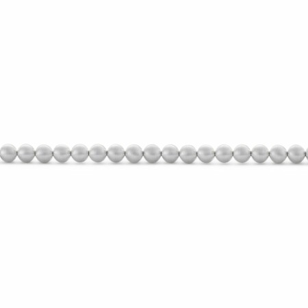 Bracelet le gramme Beads en argent brossé, 25 grammes