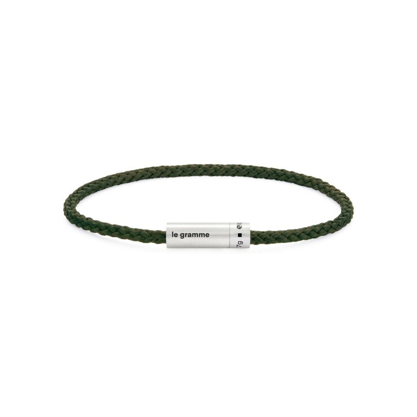 le gramme Câble en nato, 7 grams bracelet