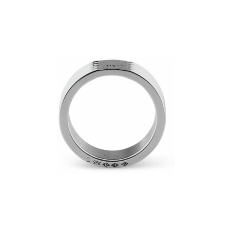 Bague le gramme Ruban en argent poli, 11 grammes