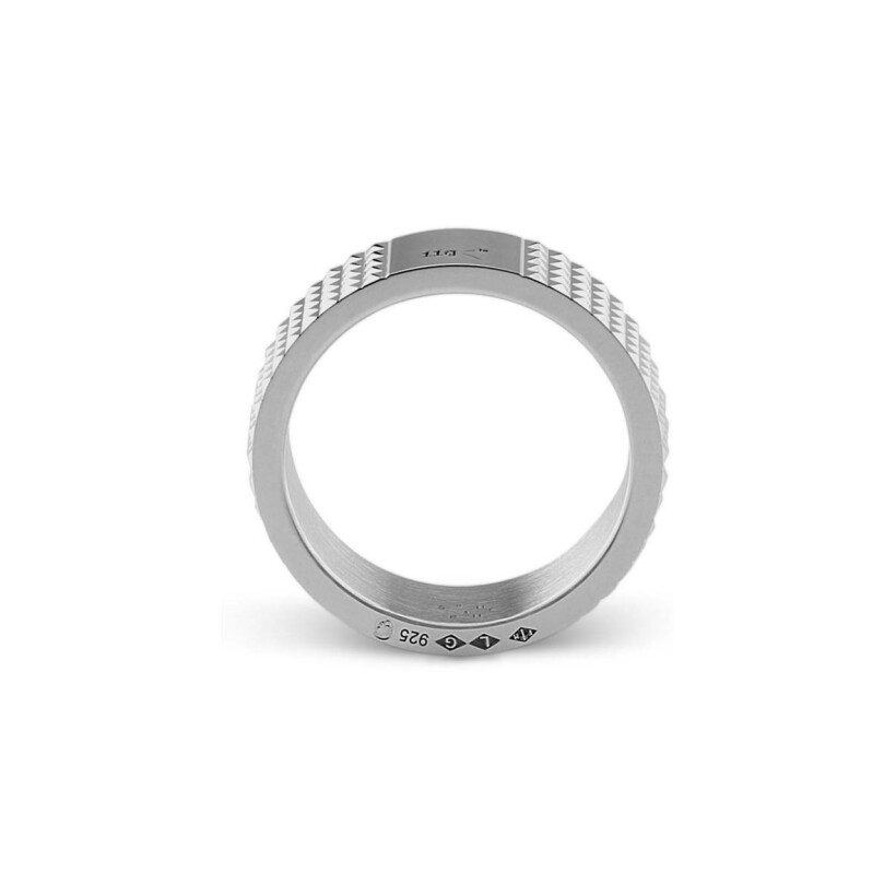 Bague le gramme Ruban en argent poli, 11 grammes