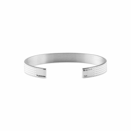 Bracelet le gramme Ruban en argent poli, 23 grammes