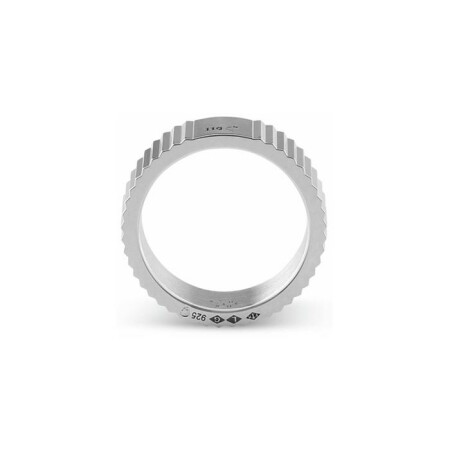 Bague le gramme Ruban en argent poli, 11 grammes