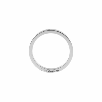 Bague le gramme Ruban en argent poli, 3 grammes