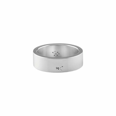 Bague le gramme Ruban en argent poli, 9 grammes