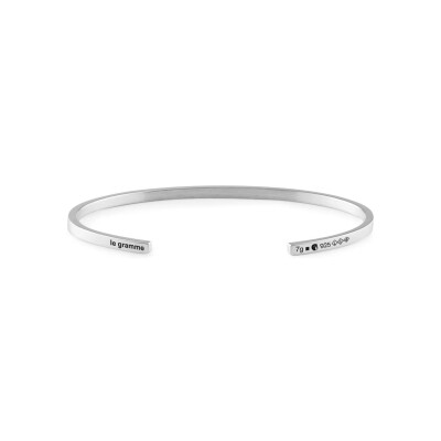 Bracelet le gramme Ruban en argent poli, 7 grammes