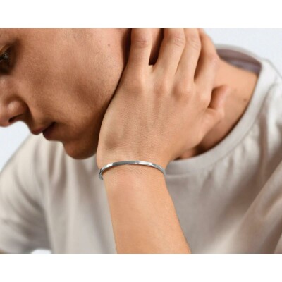 Bracelet le gramme Ruban en argent poli, 7 grammes