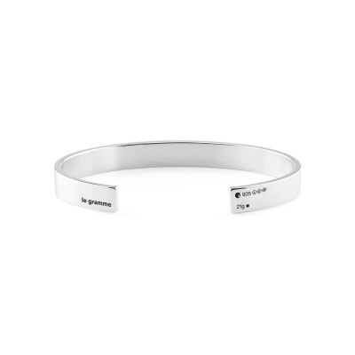 Bracelet le gramme Ruban en argent poli, 21 grammes