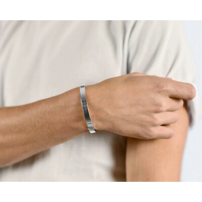 Bracelet le gramme Ruban en argent poli, 21 grammes