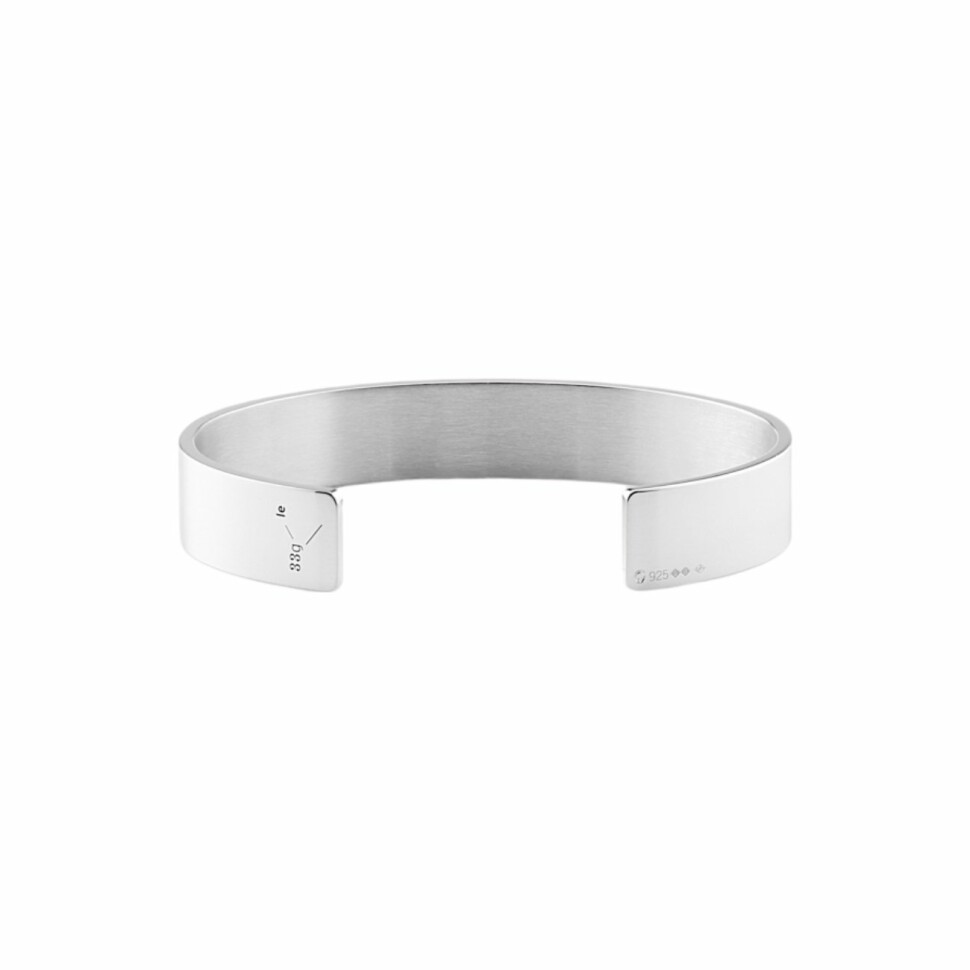 Bracelet le gramme Ruban en argent poli, 33 grammes