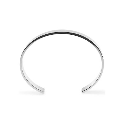 le gramme ribbon bracelet, polished silver, 33 grams