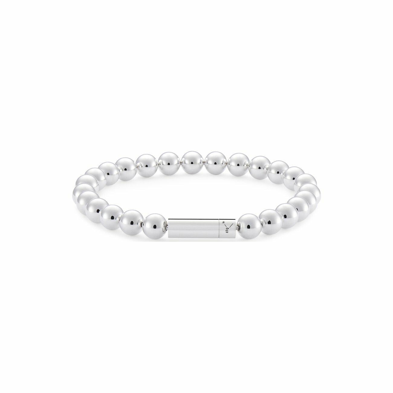 Bracelet le gramme Beads en argent poli, 47 grammes