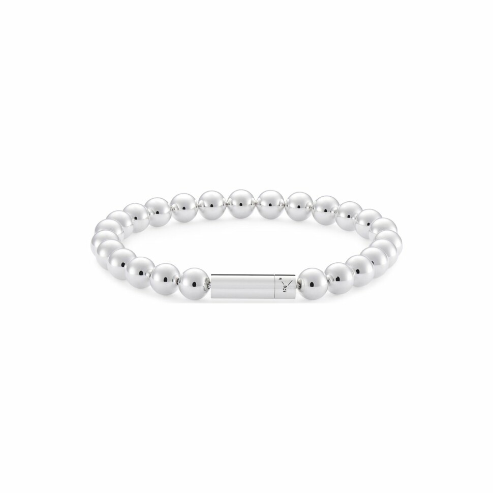 Bracelet le gramme Beads en argent poli, 47 grammes