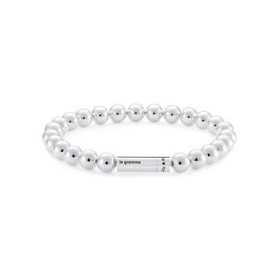 Bracelet le gramme Beads en argent poli, 47 grammes