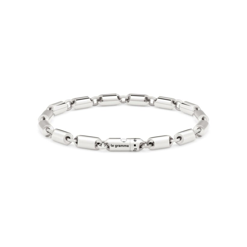 le gramme segment bracelet, polished silver, 25 grams
